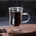 double wall glass coffee milk juice cup